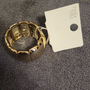 Time and Tru  Gold Bracelet